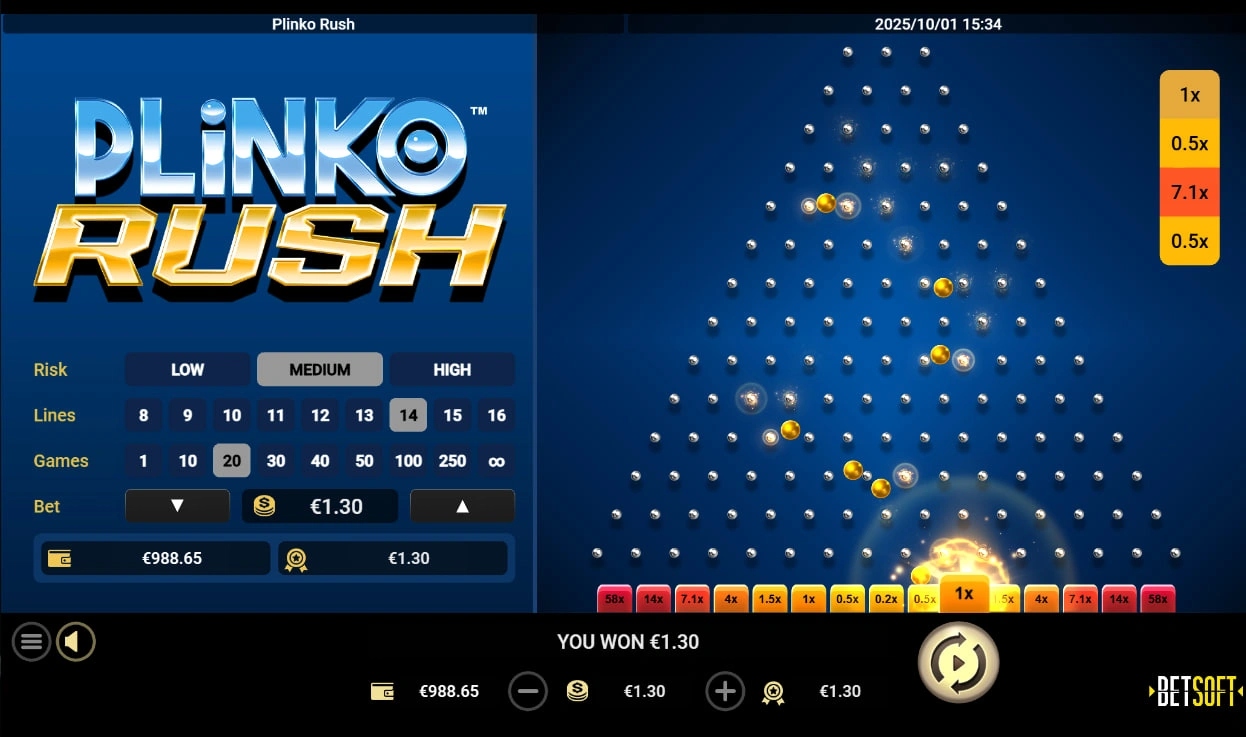 Interactive Plinko gameplay mechanics